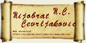 Mijobrat Čevrljaković vizit kartica